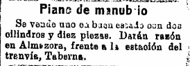 Venda d'un piano